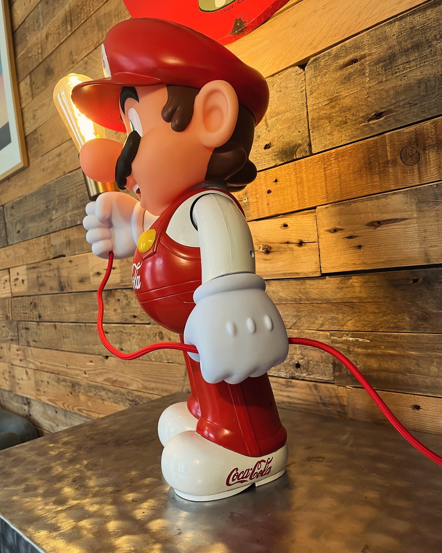 Lampe Mario Coca Cola