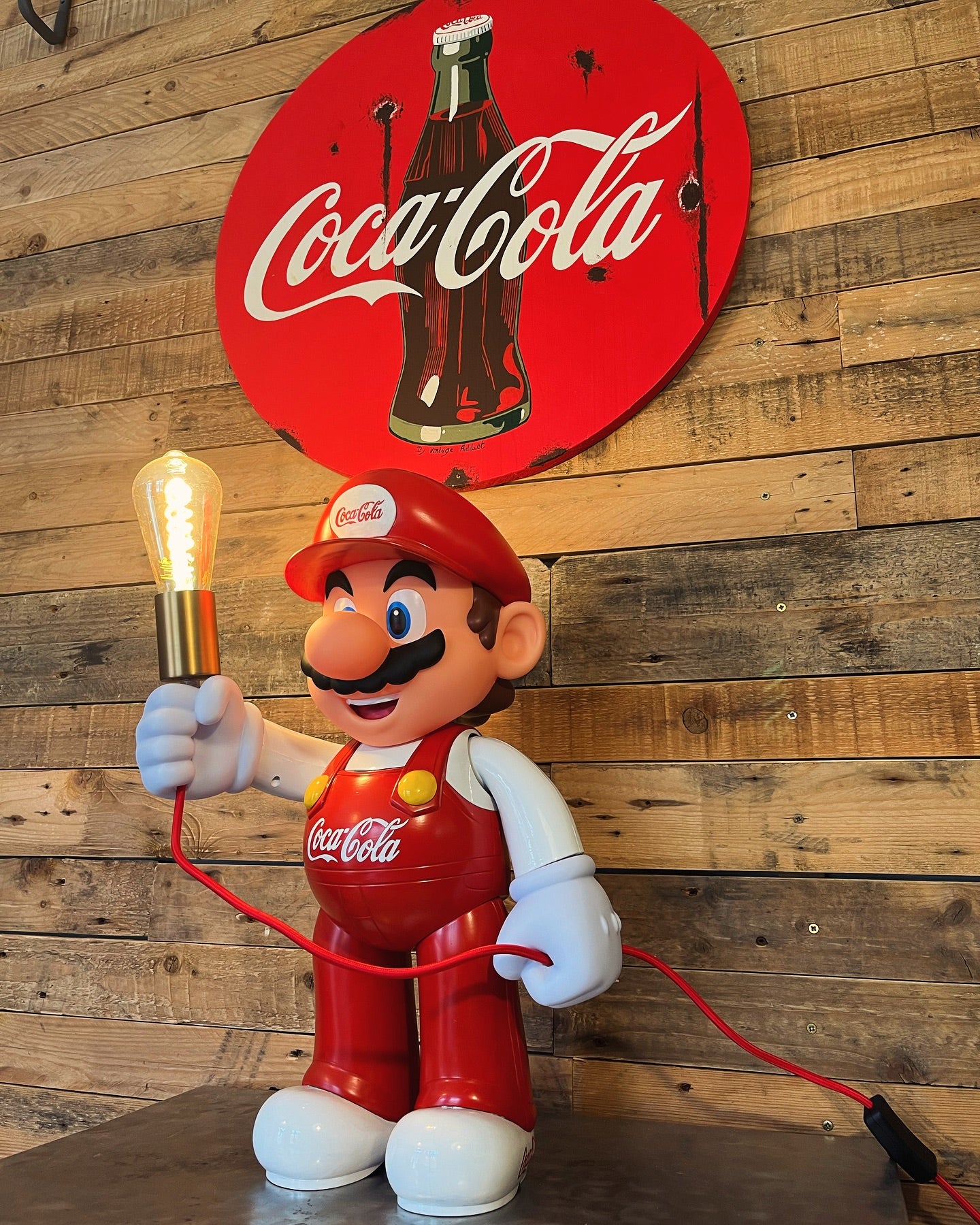 Lampe Mario Coca Cola