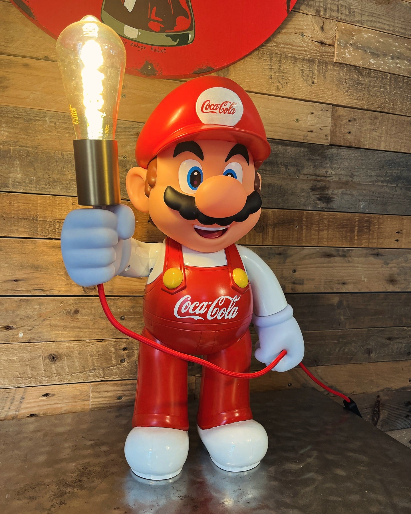 Lampe Mario Coca Cola
