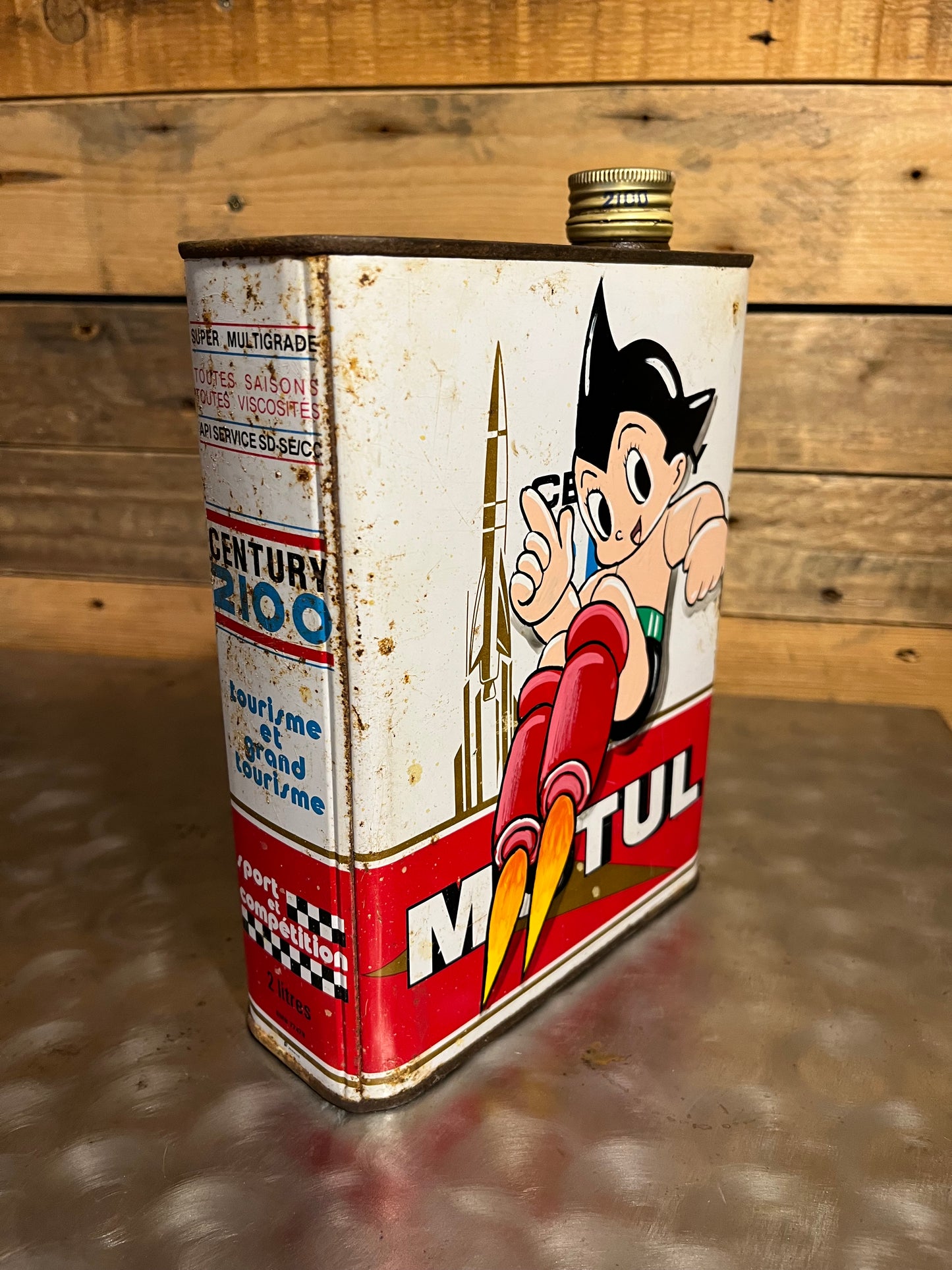 bidon d'huile Astro Boy