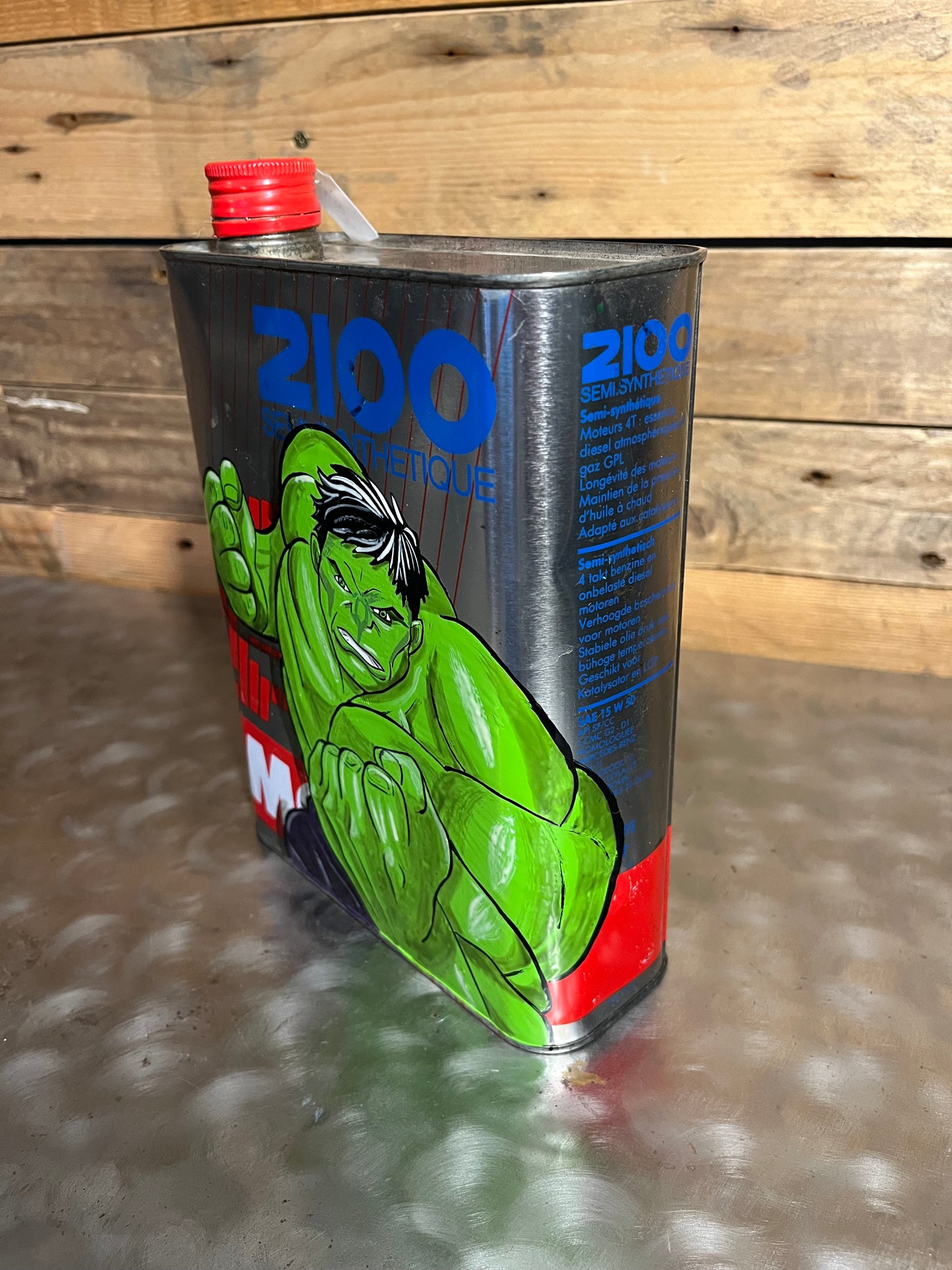 bidon d'huile HULK