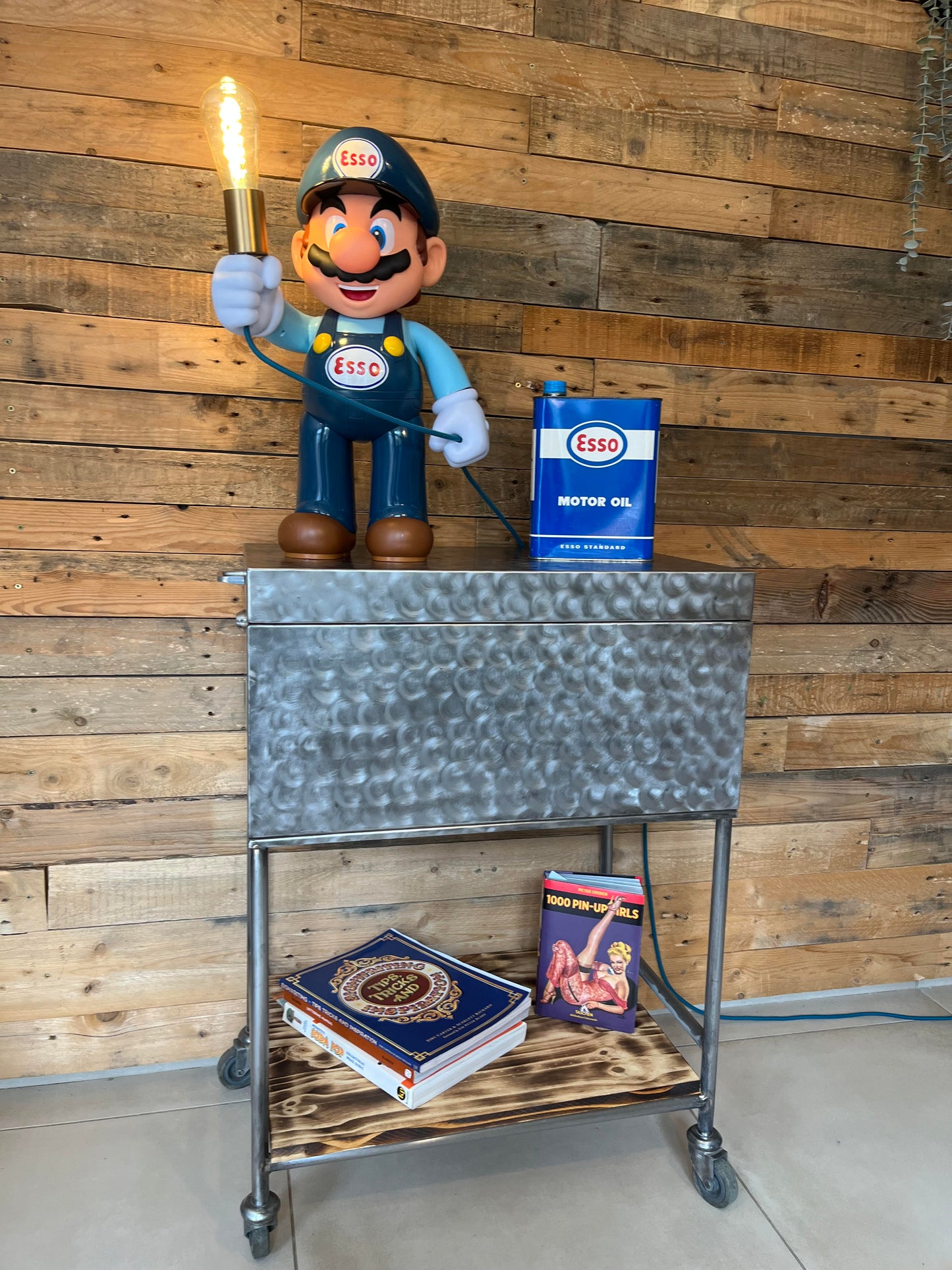 Lampe Mario pompiste Esso