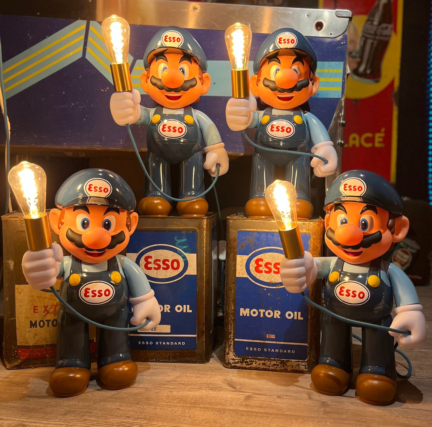 Lampe Mario pompiste Esso