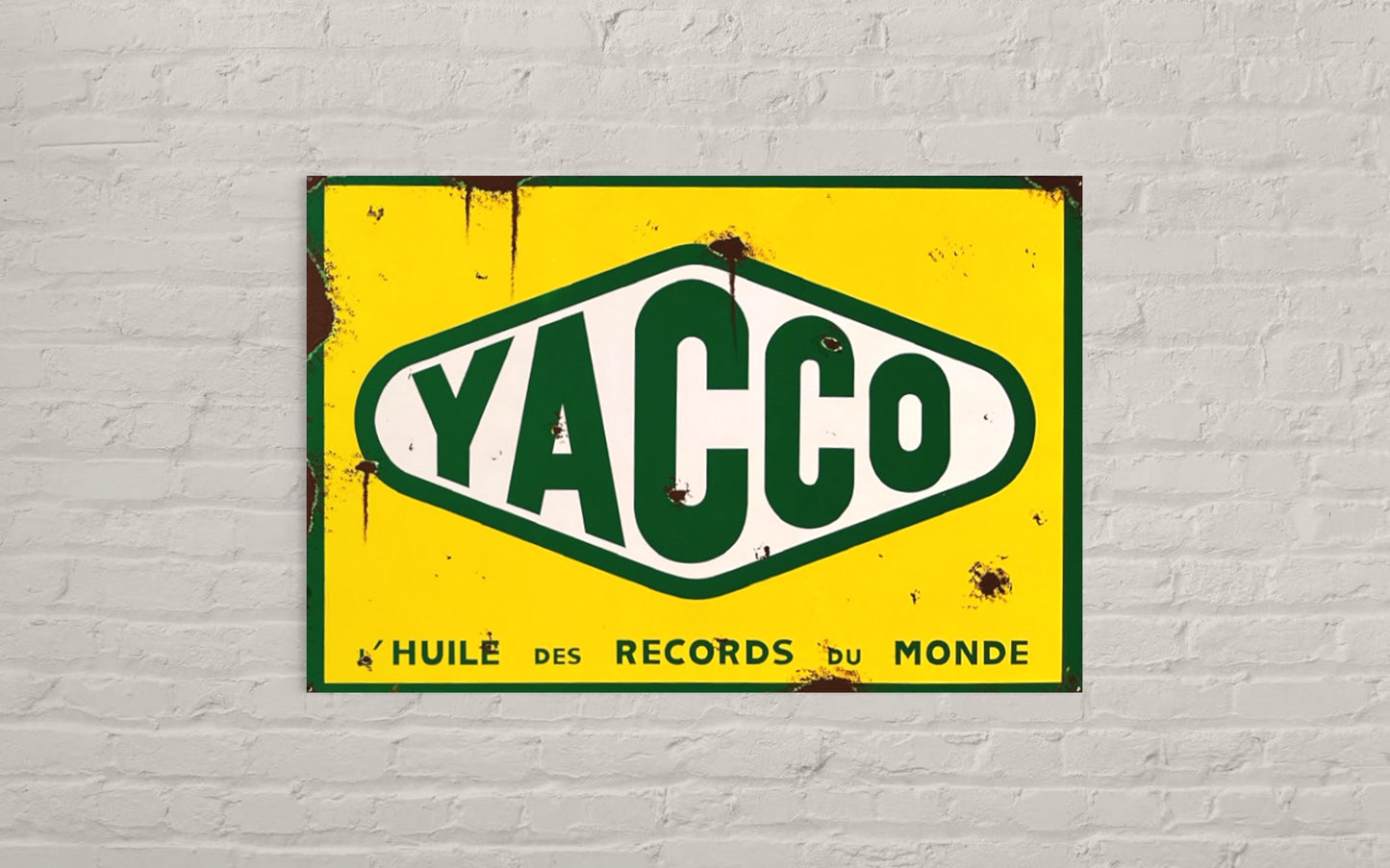 plaque décorative Huile YACCO