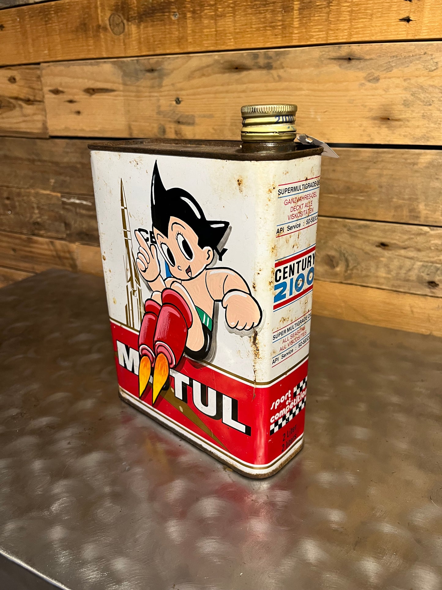 bidon d'huile Astro Boy