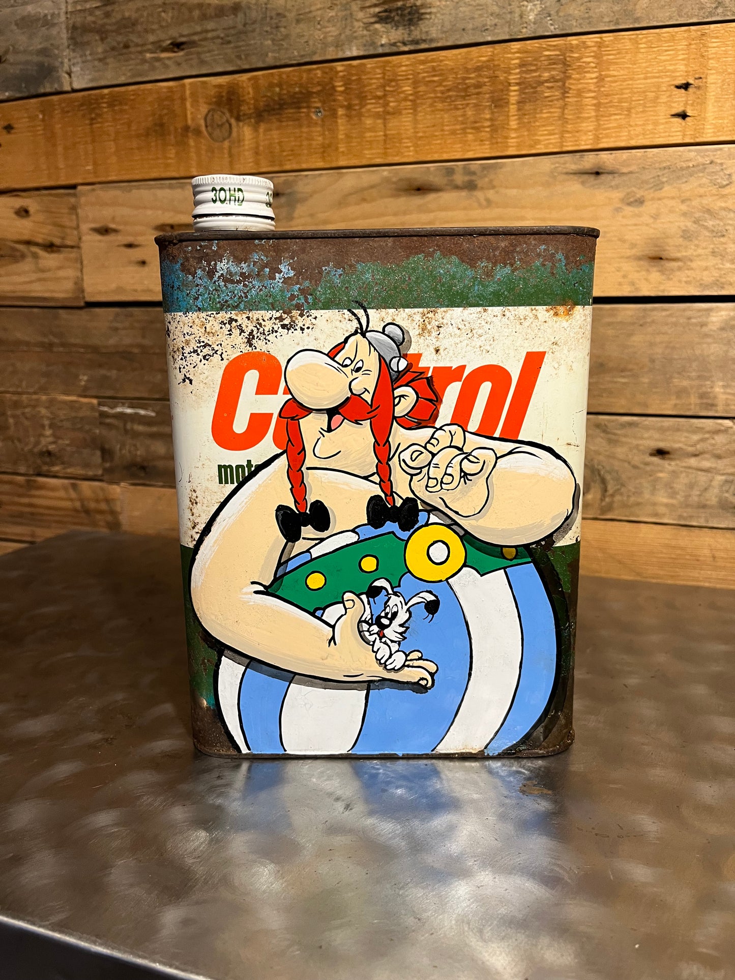 bidon d'huile Obélix