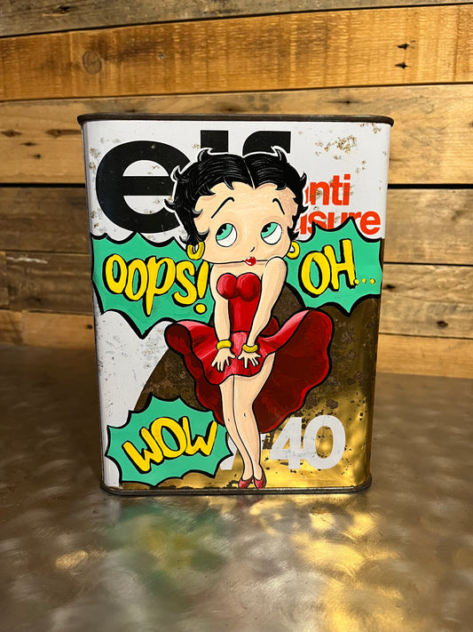 bidon d'huile Betty Boop