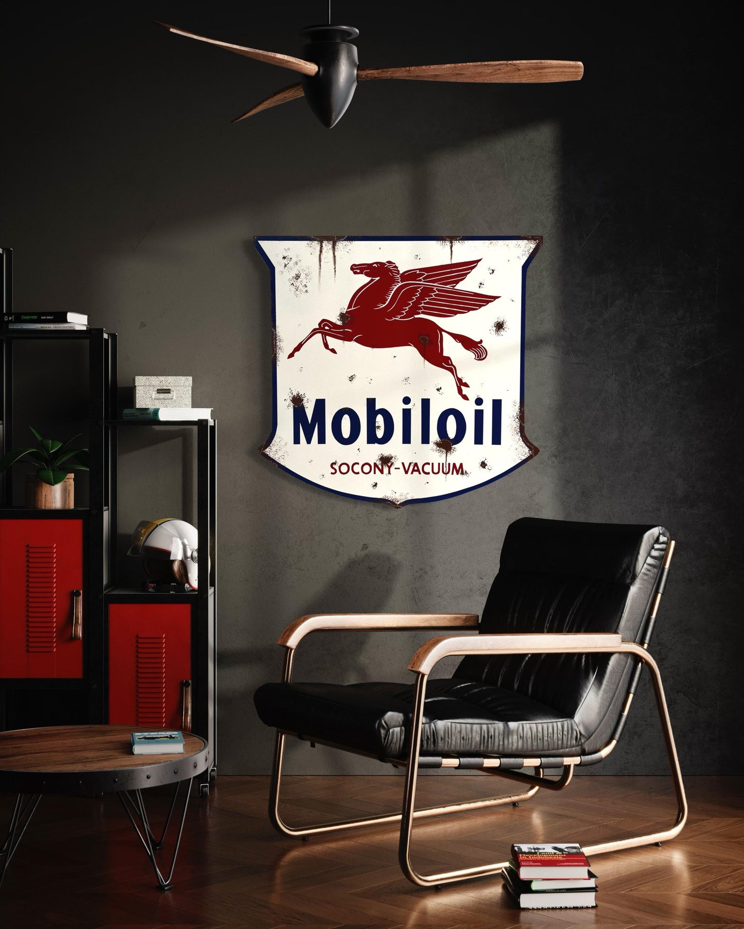 plaque Mobiloil