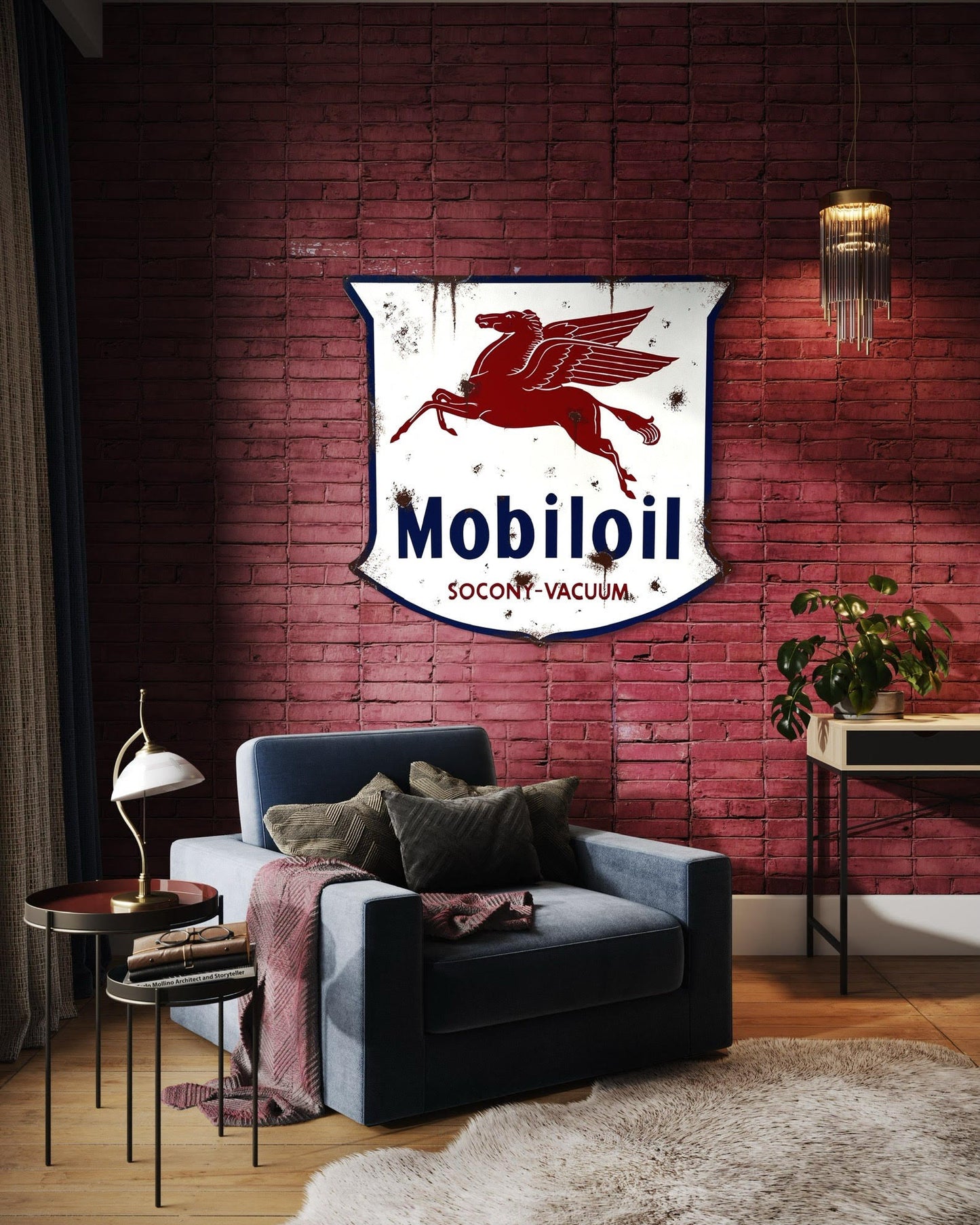 plaque Mobiloil