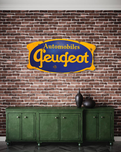 plaque Peugeot
