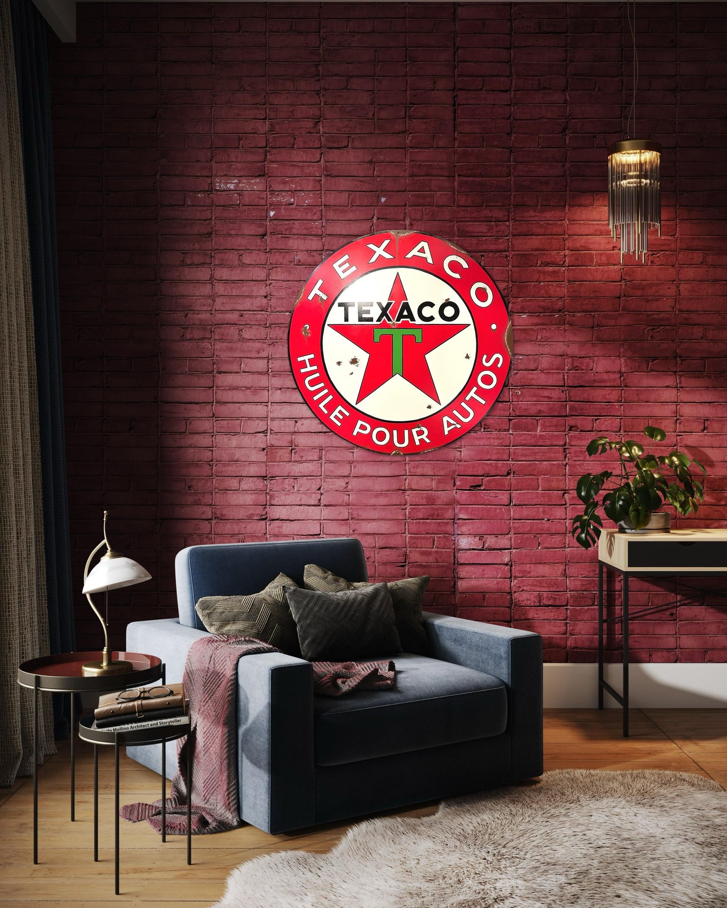 Plaque Texaco